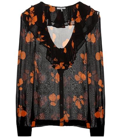 Ganni Fairfax Georgette Blouse