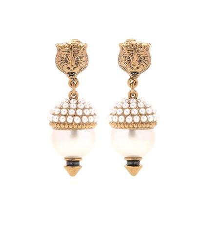 Self-portrait X Le Specs Luxe Feline Clip-on Earrings