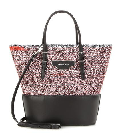 Balenciaga Fabric And Leather Shopper