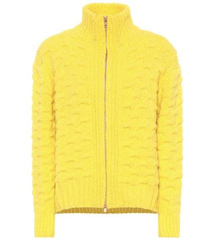 See By Chlo Zip-front Alpaca-blend Sweater