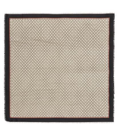Gucci Gg Silk-blend Scarf