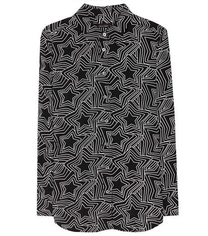 Lisa Marie Fernandez Slim Signature Clean Printed Silk Shirt