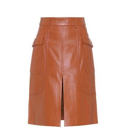 Prada Leather Skirt