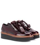 Tod's Platform Patent Leather Brogues