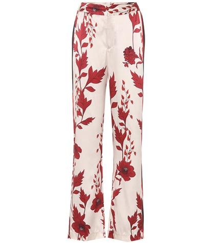 Johanna Ortiz Pissarro Silk Wide-leg Trousers