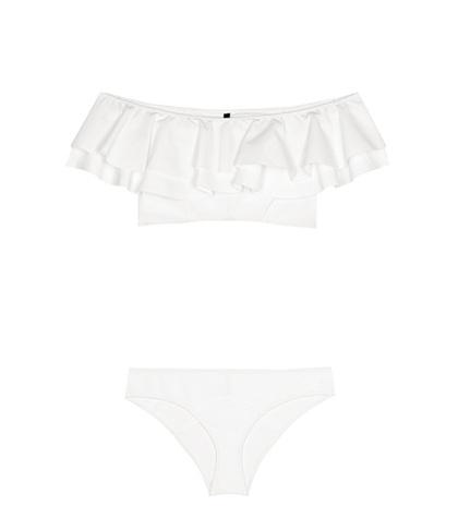 Lisa Marie Fernandez Mira Double Ruffle Bikini
