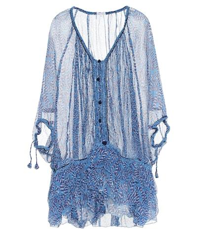Poupette St Barth Poncho Bety Silk Cover-up