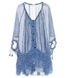 Poupette St Barth Poncho Bety Silk Cover-up