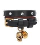 Zimmermann Kids Crystal Leather Wrap Bracelet