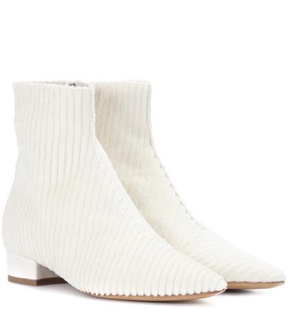 Alexandre Birman Chelsea Velvet Ankle Boots