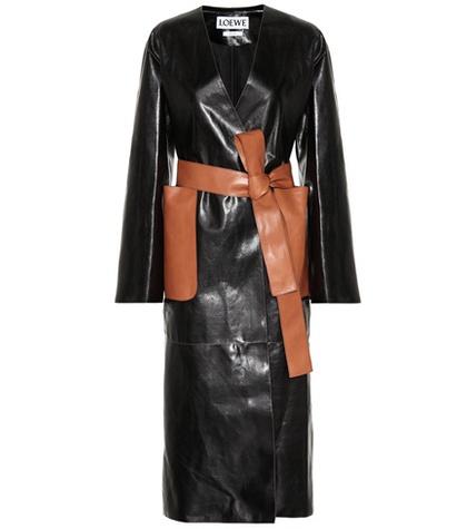 Loewe Leather Trench Coat