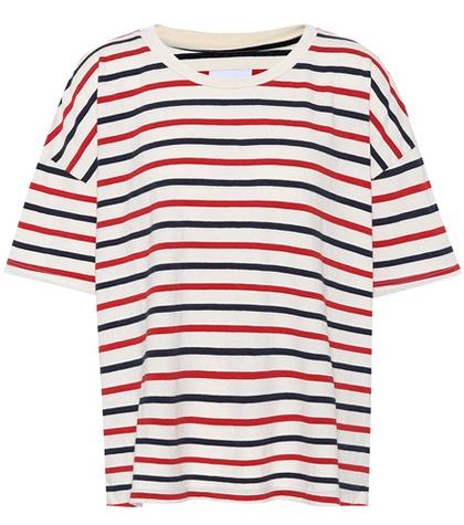 Stella Mccartney The Roadie Striped Cotton T-shirt