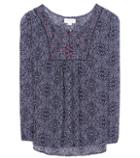 Mansur Gavriel Keegan Printed Blouse