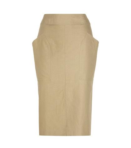 Ellery Stanton Cotton And Linen Skirt