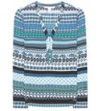 Diane Von Furstenberg Arden Printed Silk-blend Blouse