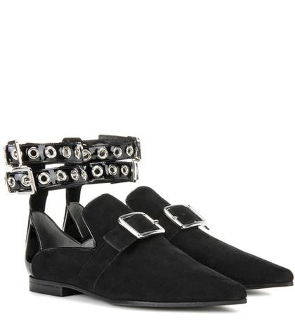Shrimps Lolli Suede Ballerinas