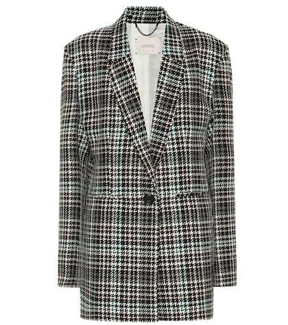 Dorothee Schumacher Charismatic Check Wool-blend Blazer