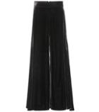 Saint Laurent Velvet Wide-leg Trousers