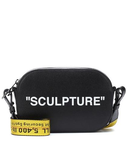 Off-white Sculpture Leather Shoulder Bag