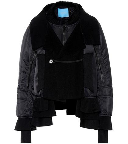 Undercover Wool-trimmed Layered Jacket