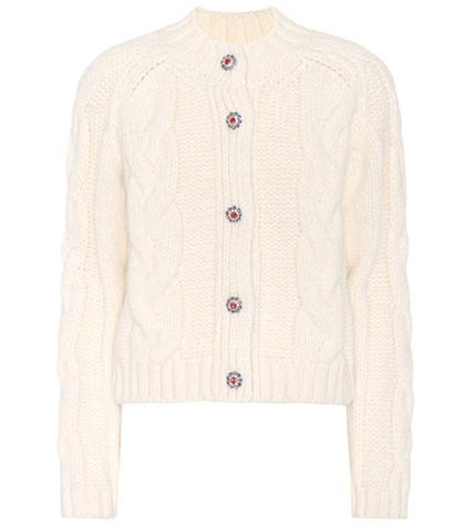 Ganni Exclusive To Mytheresa.com – Muller Baby Alpaca-blend Cardigan