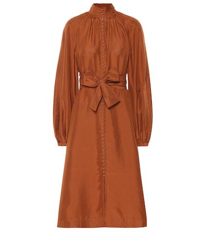 Zimmermann Ninety-six Billow Silk Dress
