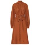 Zimmermann Ninety-six Billow Silk Dress