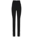 David Koma Sequined High-rise Skinny Pants
