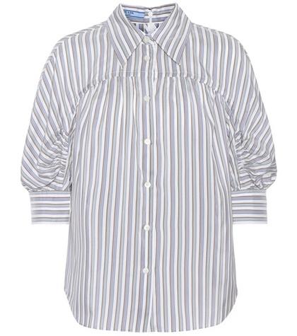 Prada Silk Striped Shirt