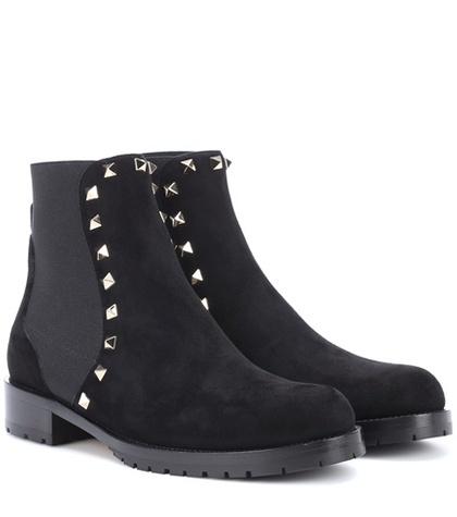 Tabitha Simmons Valentino Garavani Suede Ankle Boots