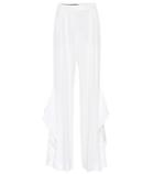 Max Mara Donnola Ruffled Wide-leg Pants