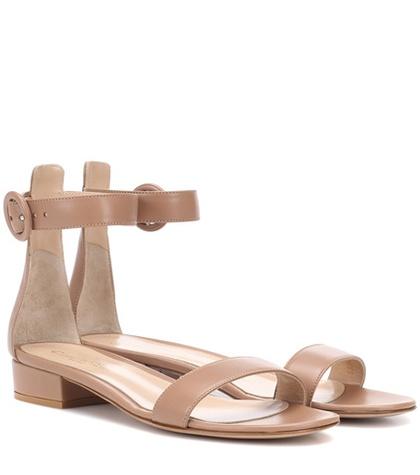 Gianvito Rossi Portofino 20 Leather Sandals