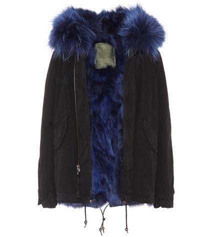 Mr & Mrs Italy Parka Mini Fur-lined Cotton Parka