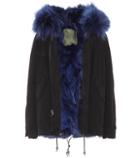 Mr & Mrs Italy Parka Mini Fur-lined Cotton Parka