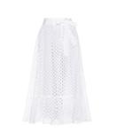 Tory Burch Hermosa Broderie Anglaise Cotton Skirt