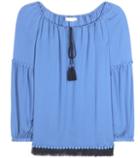 Christopher Kane Sylvie Silk Tunic Top