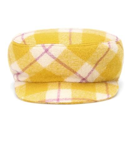 Isabel Marant Naly Plaid Virgin Wool Hat