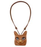 Loewe Cat Face Leather Necklace
