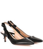 Gianvito Rossi Leather Sling-back Pumps