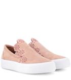 Burberry Slip-on Suede Sneakers