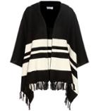 Rag & Bone Le Hooded Striped Alpaca Poncho