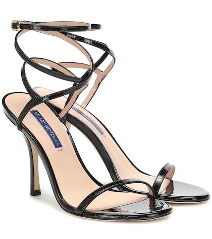 Stuart Weitzman Merinda Patent Leather Sandals