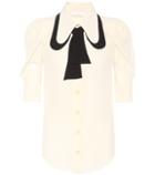Alexander Mcqueen Silk-crêpe Blouse