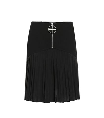 Givenchy Pleated Wool Skirt