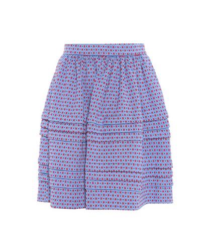 Re/done Printed Cotton Skirt