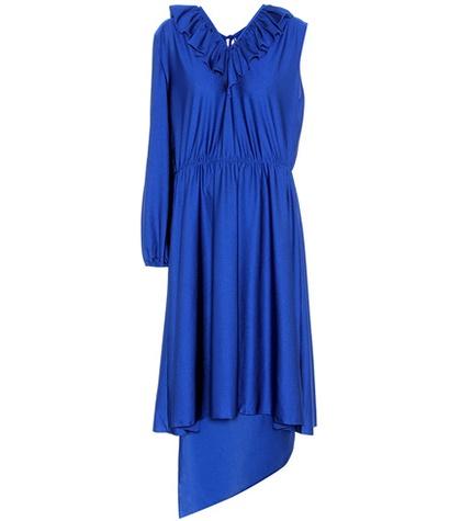 Vetements Asymmetric Satin Dress