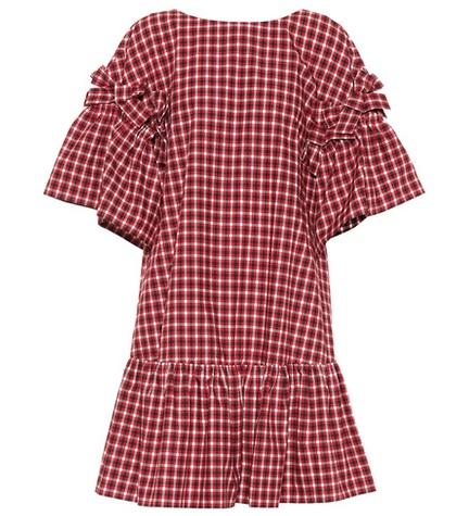 Fendi Checked Cotton Dress