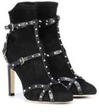 Jimmy Choo Brianna 100 Suede Ankle Boots