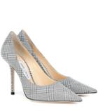 Jimmy Choo Love 100 Plaid Pumps