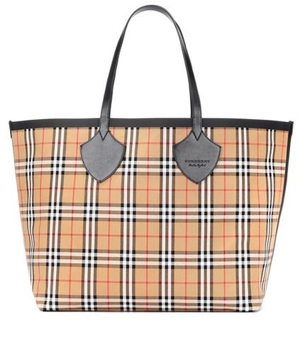 Burberry Reversible Check Shopper